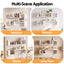 Artiss Set of 2 Floating Shelves Wall Mounted S-Shape Display Ledge, White