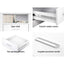 Artiss 2 X Bedside Table 2 Drawers with Shelf - TARA White