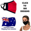 Face Mask In Stock Reusable Virus Triple Layer Protection Nose Mouth Cover Masks