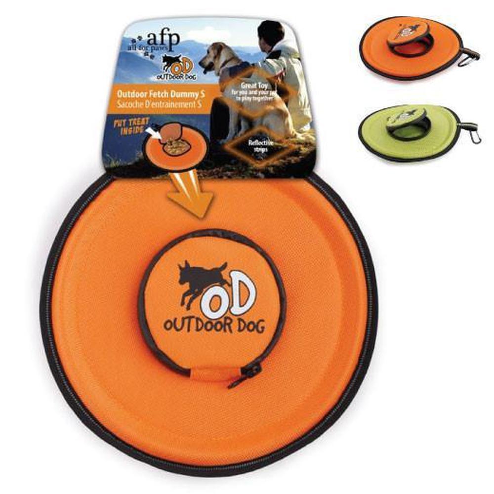 Flying Disc Fetch Dummy With Treat - Interactive Outdoor Dog Toy