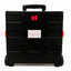 Foldable Shopping Cart - Portable Collapsible Wheeled Folding Trolley Crate