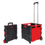Foldable Shopping Cart Sizes - Portable Collapsible Wheeled Folding Trolley Crate