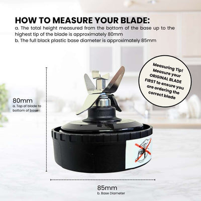 For Nutri Ninja 5 Fin Extractor Blade Replacement Compatible with QB3000 Series