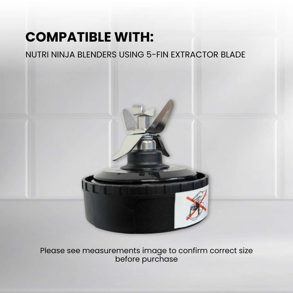 For Nutri Ninja 5 Fin Extractor Blade Replacement Compatible with QB3000 Series