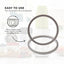 For Nutribullet Grey Gasket Seal Ring - Suits New 600 W 1200 W 900 W