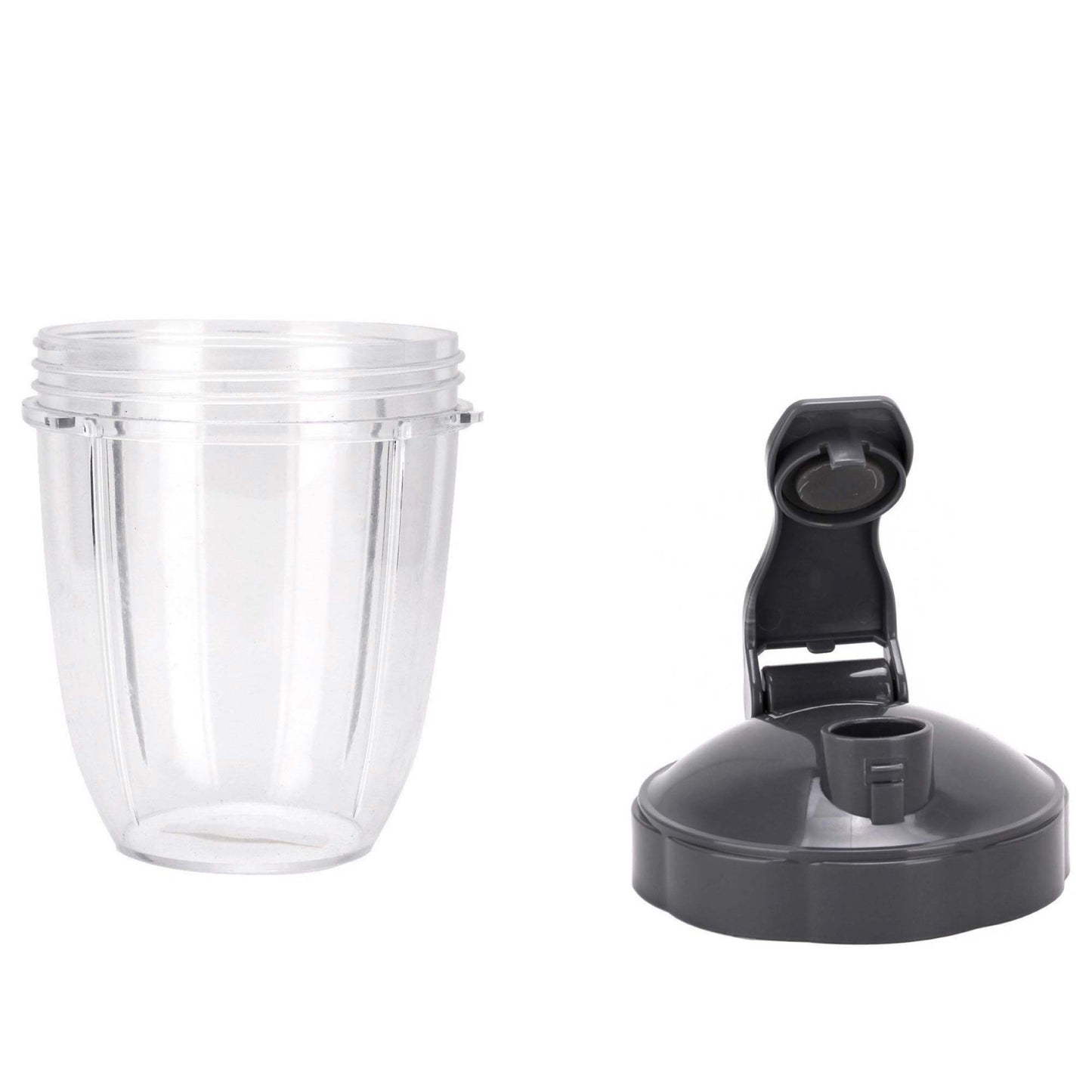 For Nutribullet Short Cup + Fliptop Lid - Suits Nutribullet 600 and 900 Models