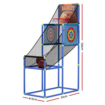 Arcade Basketball Game Kids Basketball Hoop Shot Electronic Scorer 3 Games Toy