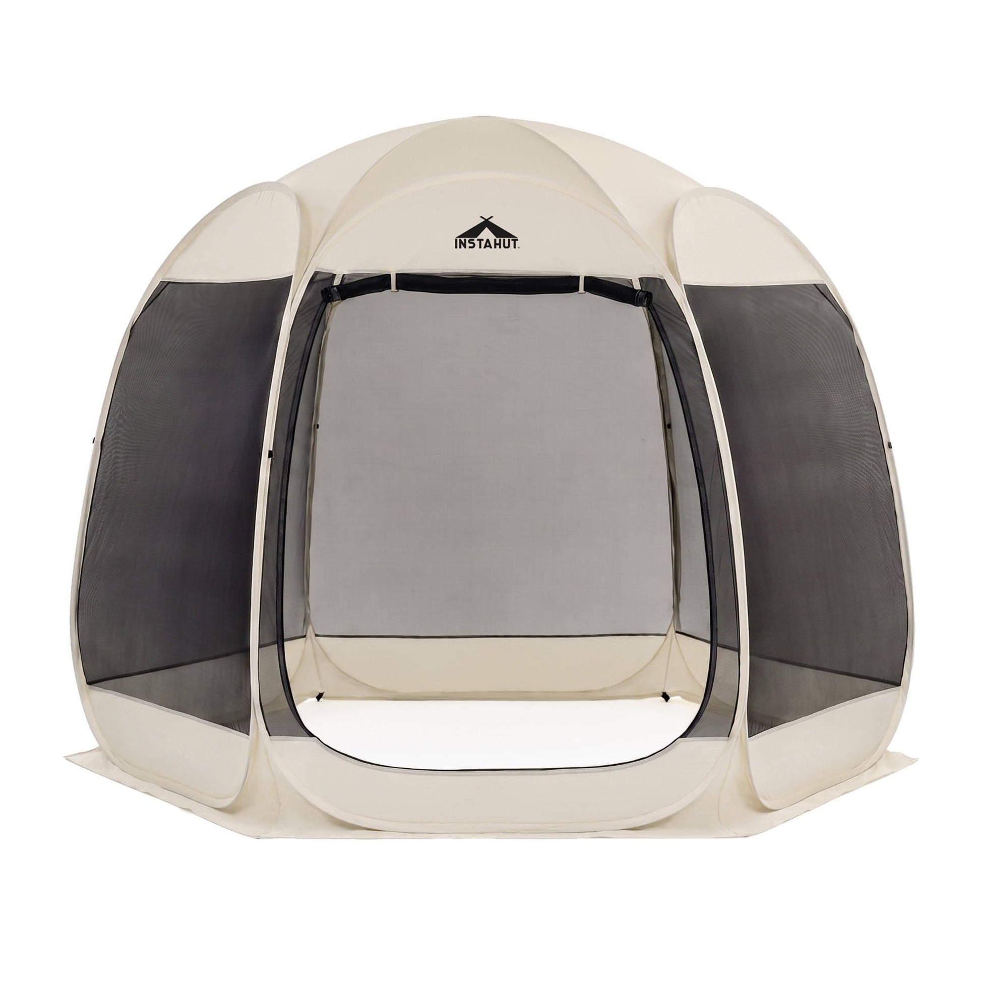 Instahut Gazebo Pop Up Tent 2.7x1.35m Outdoor Marquee Camping Screen 6 Sided