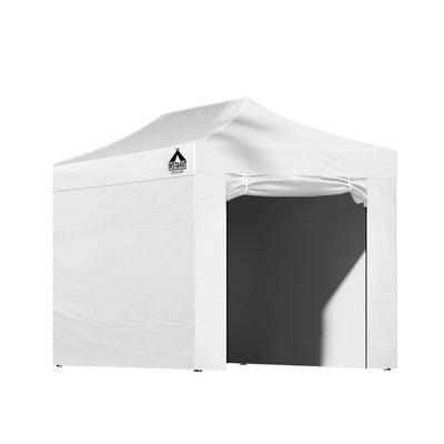 Instahut Gazebo Pop Up Marquee 3x4.5m Folding Wedding Tent Gazebos Shade White