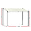 Instahut Gazebo Marquee 3m Outdoor Event Wedding Tent Camping Party Shade Iron Art Canopy Beige