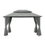 Instahut Gazebo 3x4m Canopy Outdoor Steel Frame Patio Tent Curtains Marquee Grey