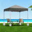 Instahut Gazebo 2x2m Outdoor Patio Garden Marquee Shade w/ Base Pods Grey