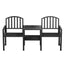 Gardeon Outdoor Garden Bench Steel Table and chair Patio Furniture Loveseat Park