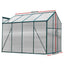 Greenfingers Aluminum Greenhouse Green House Garden Shed Polycarbonate 2.52x1.9M