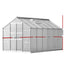 Greenfingers Greenhouse Aluminium Polycarbonate Green House Garden Shed 3x2.5M