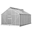 Greenfingers Greenhouse Aluminium Green House Garden Shed Polycarbonate 3.6x2.5M