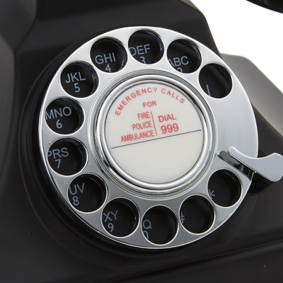 GPO Retro 200 Rotary Telephone - Black