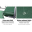 Gardeon Outdoor Swing Chair Garden Chair Bench Furniture Canopy 3 Seater Green