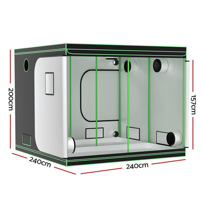 Greenfingers Grow Tent Kits 200x 200 x 200cm Hydroponics Indoor Grow System