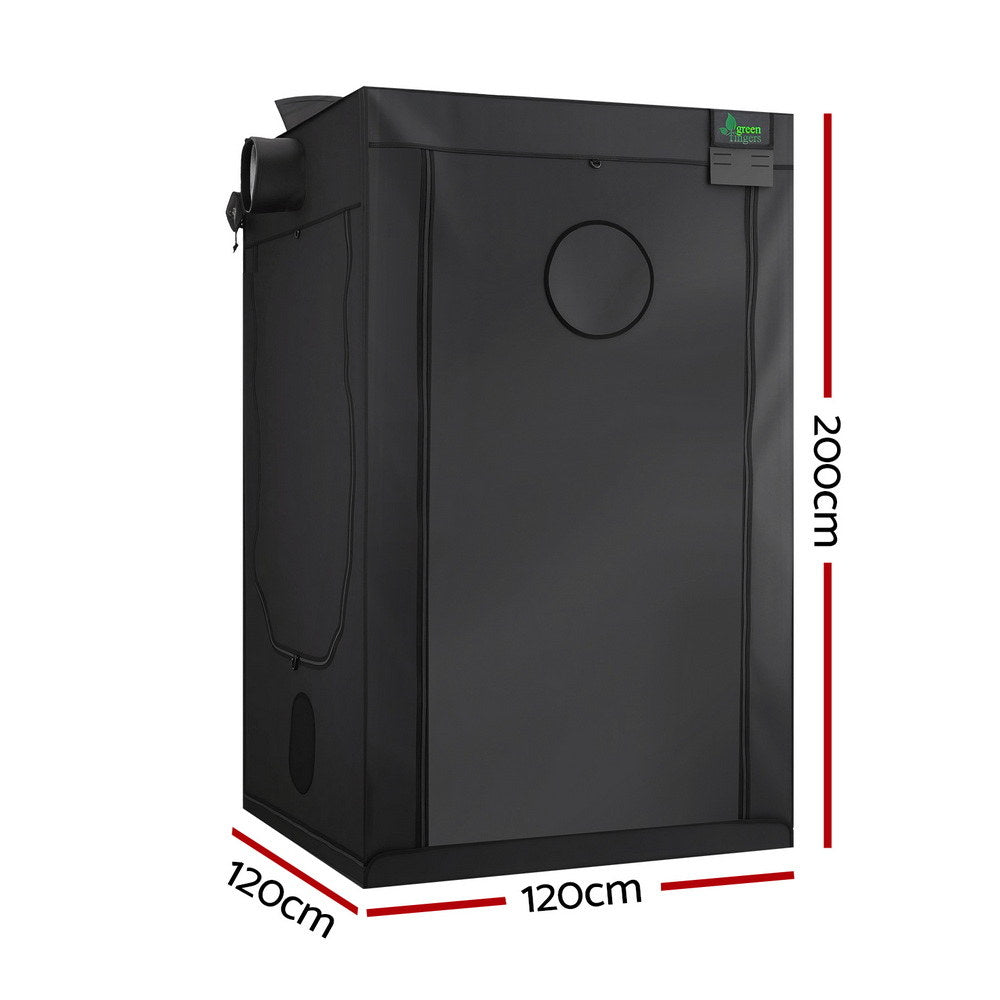Green Fingers Grow Tent Kits 120x120x200cm Hydroponics Indoor Grow System