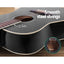 ALPHA 41 Inch Wooden Acoustic Guitar with Accessories set Black