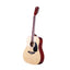 ALPHA 41 Inch Wooden Acoustic Guitar with Accessories set Natural Wood