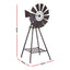 Gardeon Garden Windmill Metal Outdoor Yard Decor 120cm Bronze