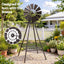 Gardeon Garden Windmill Metal Outdoor Yard Decor 160cm Bronze