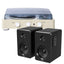 Gadhouse Brad MKII Record Player - Ivory + Bundled Majority D40 Bluetooth Speakers