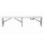 Gardeon 180cm Folding Garden Bench Portable Trestle Seat HDPE Fold In Half White