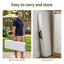 Gardeon 180cm Folding Garden Bench Portable Trestle Seat HDPE Fold In Half White