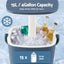 Gardeon 2-in-1 Outdoor Bar Table Portable Ice Bucket Cooler 15L Tong Blue