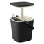 Gardeon 2-in-1 Outdoor Bar Table Portable Wine Cooler 15L Ice Bucket Tong Black