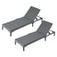 Gardeon 2PC Sun Lounger PE Rattan Recliners with Cup Holder Cushion Rain Cover
