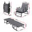 Gardeon 3-in-1 Sun Lounger Folding Camping Chair Adjustable Recliner Patio Furniture for Office Nap, Poolside