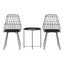 Gardeon 3PC Outdoor Bistro Set Patio Furniture Lounge Chairs Table Garden