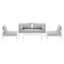 Gardeon 4 Seater Outdoor Sofa Set Aluminium Lounge Setting