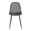 Gardeon 4PC Outdoor Dining Chairs PP Lounge Chair Patio Garden Furniture Black