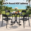 Gardeon 5PCS Outdoor Dining Set Table and Chairs Patio Furniture Garden Black