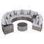 Gardeon 8 Seater Outdoor Sofa Set 11PCS Table Chair Set Garden Rattan Furniture