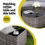 Gardeon 8 Seater Outdoor Sofa Set 11PCS Table Chair Set Garden Rattan Furniture