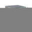Gardeon Coffee Side Table Wicker Desk Rattan Outdoor Furniture Garden Grey