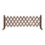 Gardeon Garden Fences Expandable Wooden Trellis Fence Plant Frame 160cm Brown