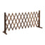 Gardeon Garden Fences Expandable Wooden Trellis Fence Plant Frame 200cm Brown