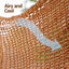 Gardeon Hammock Chair Camping Hanging Chair with Spreader Bar Tassels Brown