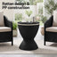 Gardeon Outdoor Bar Table Portable Ice Bucket Cooler 30L Adjustable Top Black