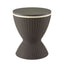 Gardeon Outdoor Bar Table Portable Ice Bucket Cooler 30L Adjustable Top Brown