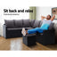 Gardeon Outdoor Furniture Dining Setting Sofa Set Lounge Wicker 9 Seater Black
