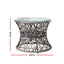 Gardeon Outdoor Lounge Setting Furniture Wicker Papasan Chairs Table Patio Grey