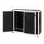 Gardeon Outdoor Storage Box 1164L Garden Shed 5 Wheels Lockable Cabinet Tool Organizer Dark Grey